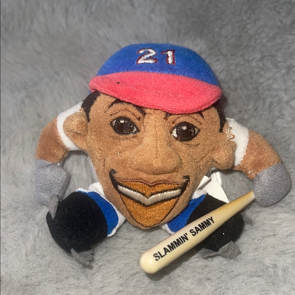 Vintage Slammin' Sammy Sosa Plush Toy